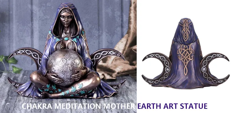 Oggetti decorativi Figurine Guarigione del chakra Meditazione Madre Terra  Statue d'arte Millennia