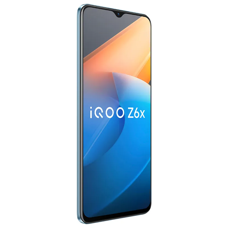 Original Vivo IQOO Z6X 5G MOBILTELEFON 6GB 8GB RAM 128 GB 256 GB ROM OCTA CORE MTK 810 Android 6.58 "LCD Full Display 50.0MP 6000MAH FINGERPRINT ID FACE CACE COMEL TOLEFON