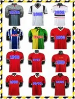 CANTONA 1994 1996 BECKHAM SCHOLES KEANE GIGGS away retro soccer jersey 94 95 96 INCE IRWIN Cole HUGHES vintage classic football shirt