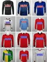 Long Sleeve GIGGS CANTONA Soccer Jerseys 1990 1992 1994 1996 1998 1999 2000 2002 2006 2007 2008 RETRO BECKHAM SOLSKJAER KEANE RONALDO ROONEY SCHOLES Football Shirt