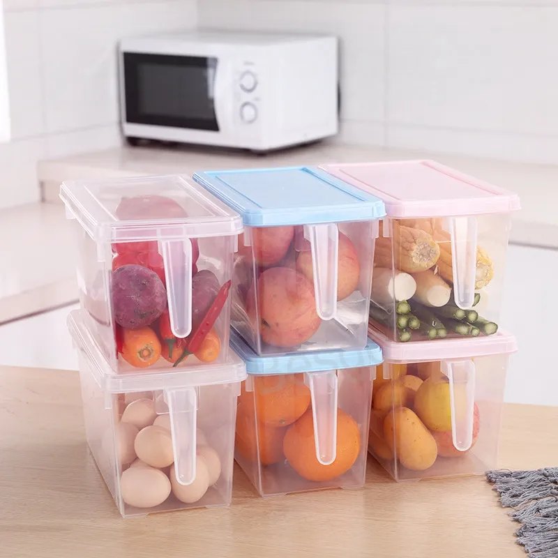 Comprar Caja de almacenamiento de frutas y huevos tipo cajonera para  refrigerador, estante organizador de accesorios de cocina, estante de  almacenamiento para nevera (26*18*5cm)