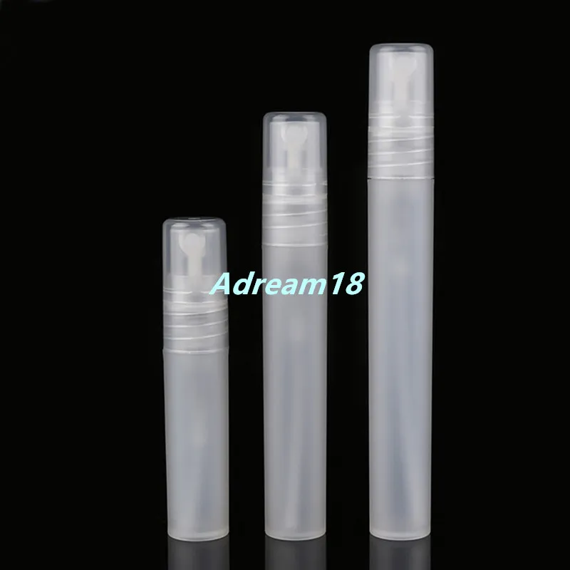 wholesale Empty Mini Plastic Spray Bottles 5ml 8ml 10ml With Atomizer For Traveler