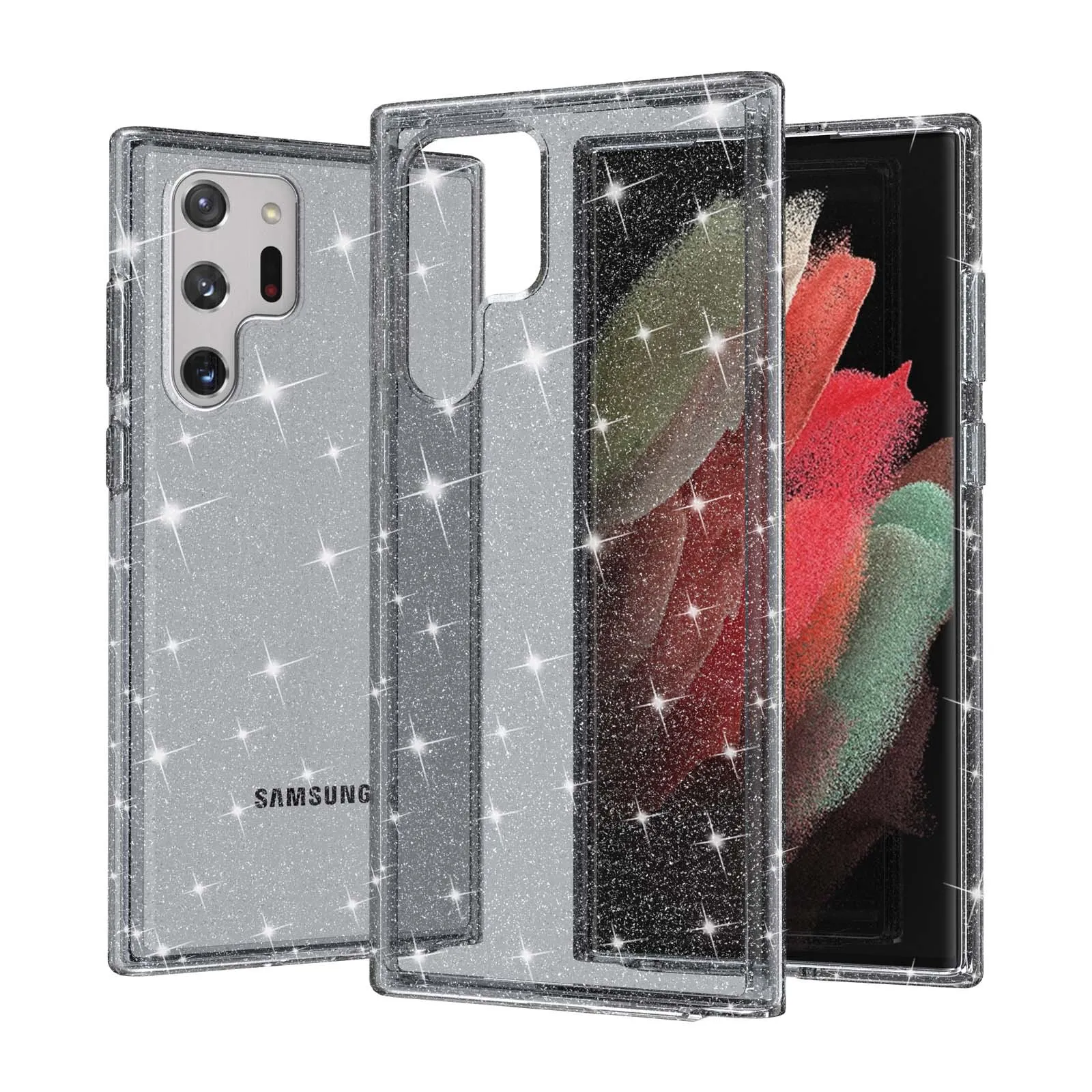 Funda compatible con Redmi Note 12 Pro Plus con purpurina a prueba de  golpes, Xiaomi Redmi Note 12 Pro Plus, funda protectora delgada de TPU  brillante