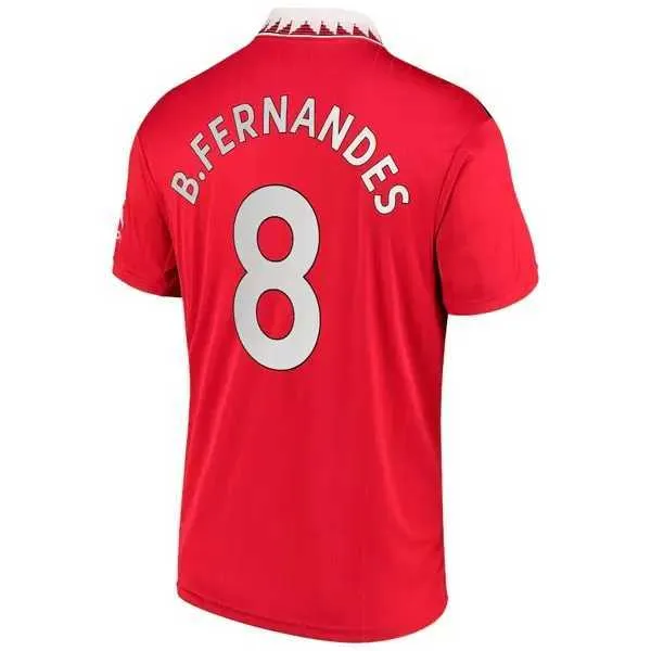 Soccer Jersey RASHFORD 2022 2023 SANCHO CAVANI B FERNANDES FRED MANS 