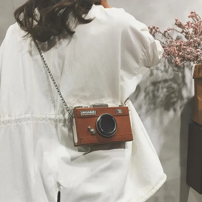 Evening Bags 2022 Women Personalized Camera Shape Handbag Clutch Ladies Casual Mini Crossbody Bag Small Shoulder Purse For Girl Brand