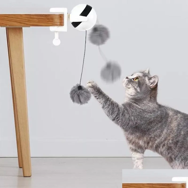猫のおもちゃ猫おもちゃエレクトリックおもしろいおもちゃマティブリフティング猫のためのインタラクティブ回転パズルペットサプライモルボールTホームインダスト