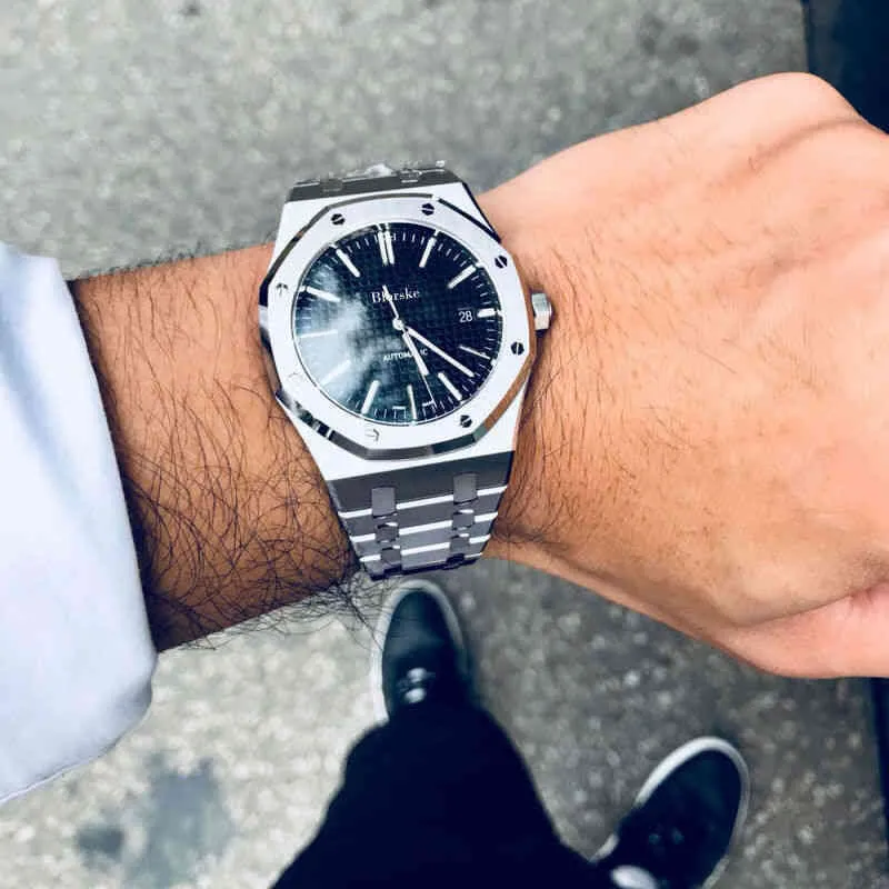 Luxury Mens Mechanical Watch Fm15500ap Series Automatic Sports Stainless Steel 6mfr Swiss Es Brand Wristwatch