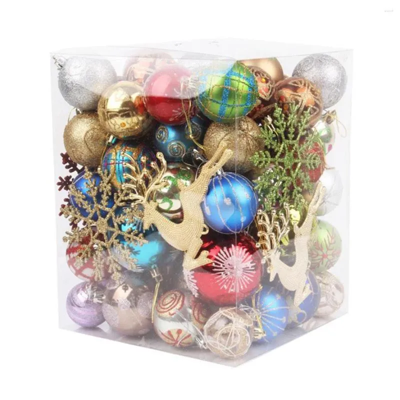 Decoração de festa Árvore de Natal Pingente Bola Decorativa Nasma de Lantejous de Floco de Snowflake Creative para ornamentos domésticos adereços de férias