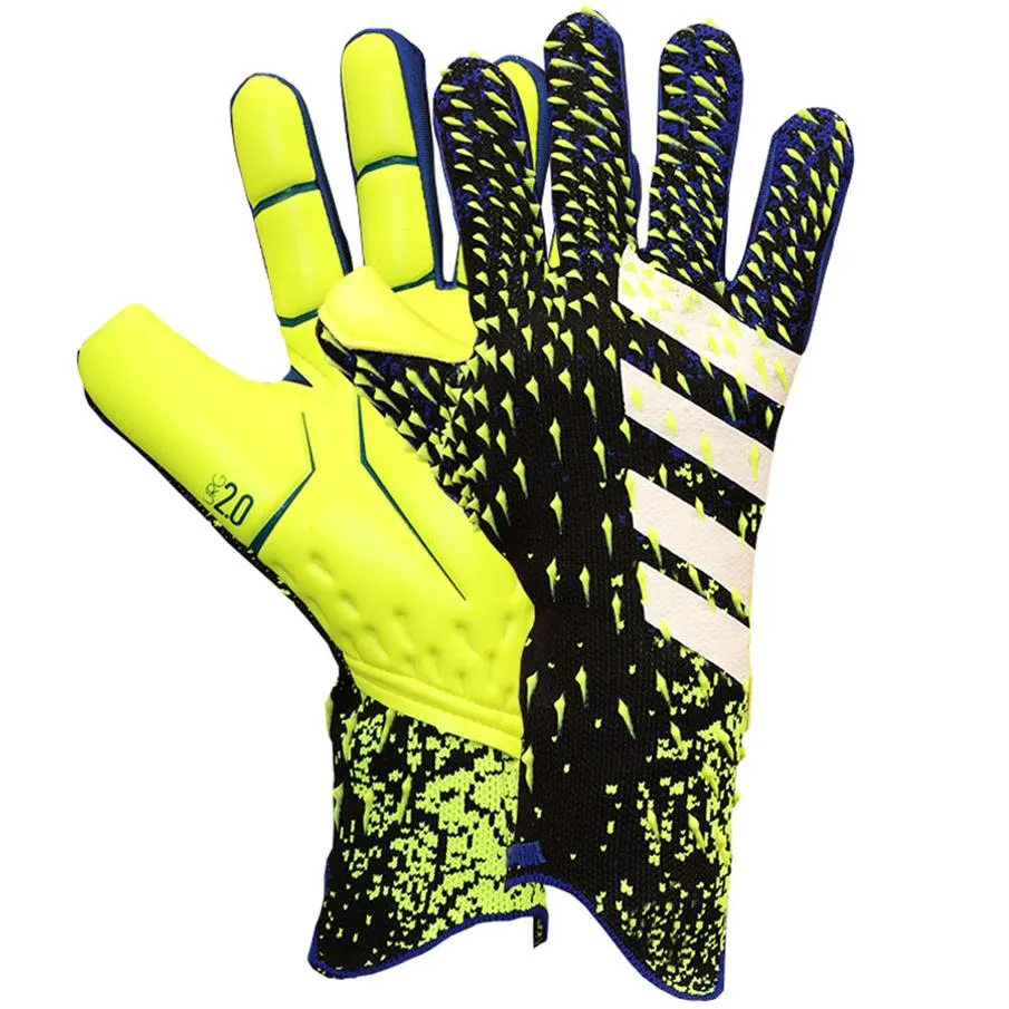 Jusdon Unisex adults goalkeeper gloves soccer football gloves 3MM latex without fingersaves319r