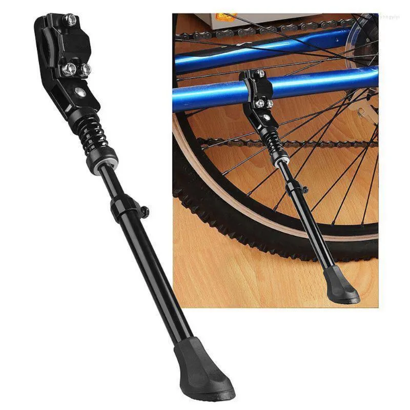 Trekking Poles 40# Justerbar cykel Kickstand Mountain Bike MTB Aluminium Side BACK Kick Stand Accessories Racks