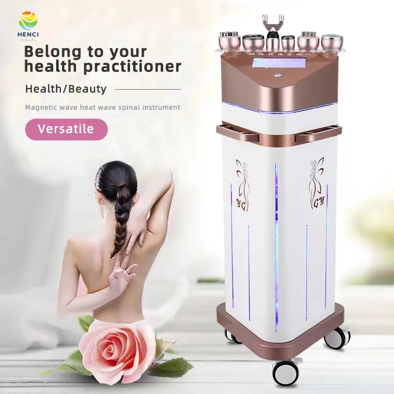 Machine amincissante à ondes magnétiques, dispositif de détoxification, de mise en forme du corps, à ultrasons 80k 40k, Cavitation RF, équipement de beauté