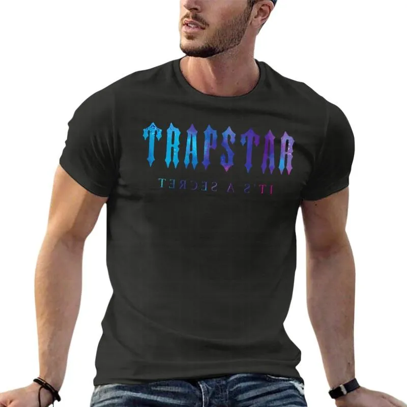 Herr t shirts trapstar logo design klassisk ￶verdimensionerad tshirt herr kl￤der kort ￤rm streetwear stora storlek toppar teemen's herrar's ment's