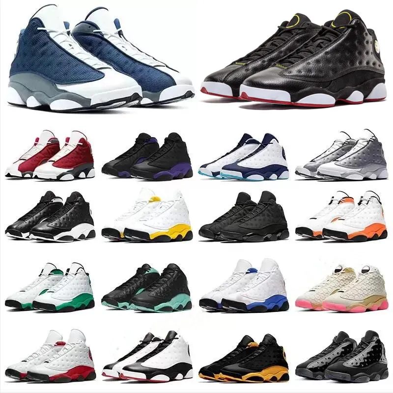 New Jumpman 13 Playoffs Basketball Shoes for sale Men Women White French Blue Sport Shoe Trainner Sneakers US7-US13