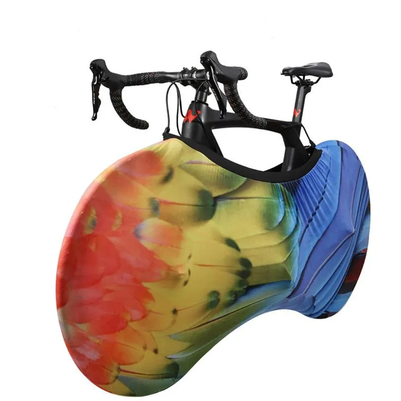 غلاف واقي الدراجة MTB Road Bicycle Gear Gear anti-dust عجلات الإطار مقاوم للخدش.