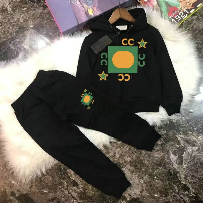 2-11 ans Ensembles de vêtements pour enfants Bébé garçons filles vêtements d'automne motif d'hiver Designer Pulllaon Pantalon de manteau pour enfants Gu00108