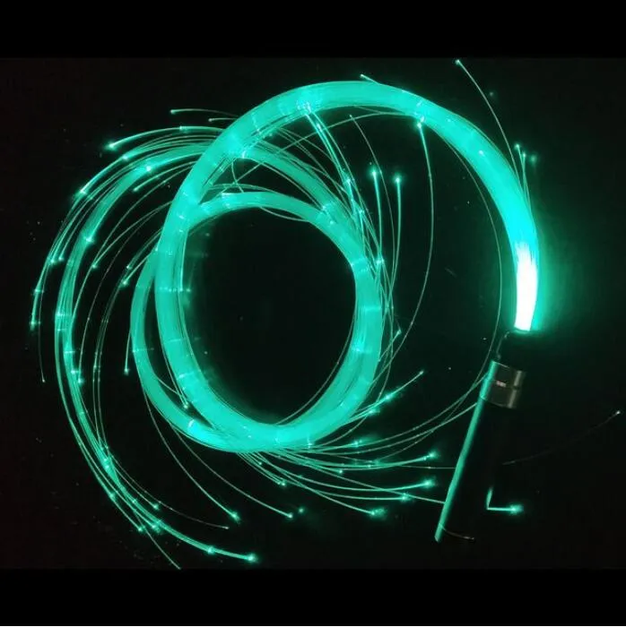 Peitsche Lichter – LED Glasfaser Peitsche, wiederaufladbar, 360