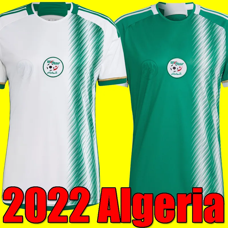 maillot Algerie 2022 2023 Soccer Jersey Player Version Fans Algeria ATAL DELORT 22 23 BENNACER football shirt kits MAHREZ FEGHOULI uniforms men kids equipment