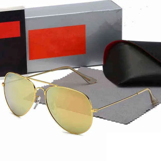 Ray Sunglasses 남자 클래식 브랜드 여성 2022 럭셔리 디자이너 안경 벤 금속 프레임 디자이너 Sun Glasses 여자 282S 33