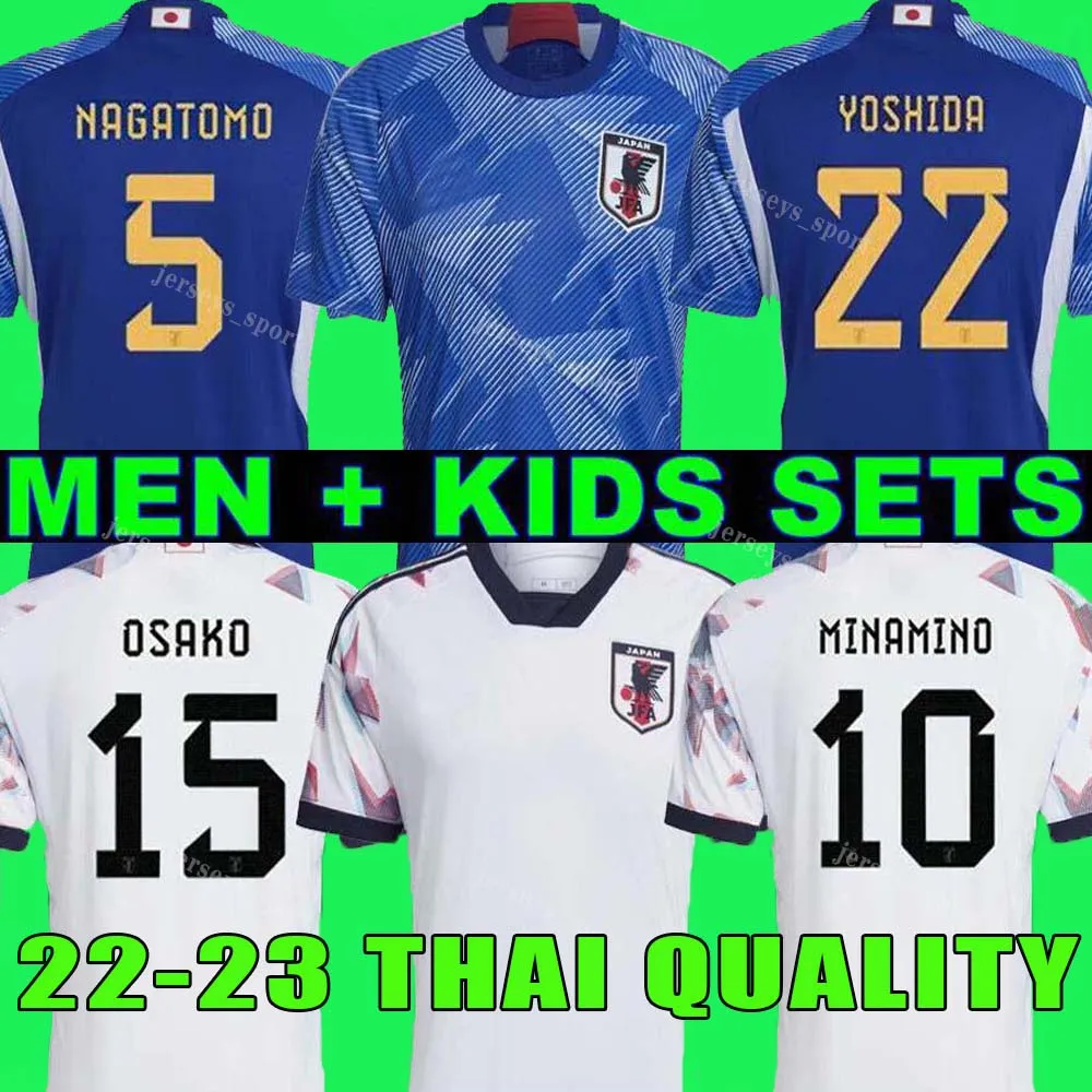 Japan 2022 Soccer Jerseys WOMEN MEN KIDS KIT Fans Player Version