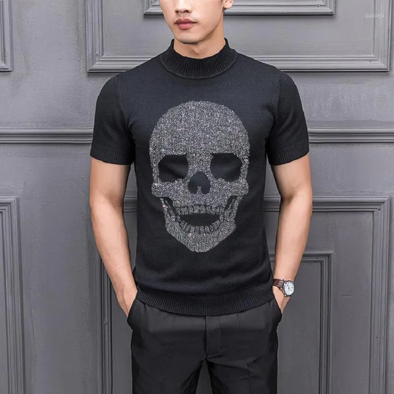MEN T HIRTS Fashion شخصية موضوع ثلاثي الأبعاد لرجال الرجال السترة غير الرسمية قاعدة شتوية قصيرة الأكمام قميص مبالغ فيه