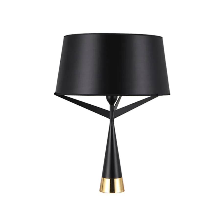 현대 축 S71 블랙 테이블 램프 침실 디자이너 검은 책상 램프 침대 램프 램프 홈 장식 아트 홈 조명 TA030336Q