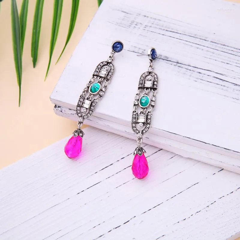 Dangle Earrings Wholesale Fashionable Geometric Hollow Design Big Bohemia Temperament Elegant Fineness Bijous