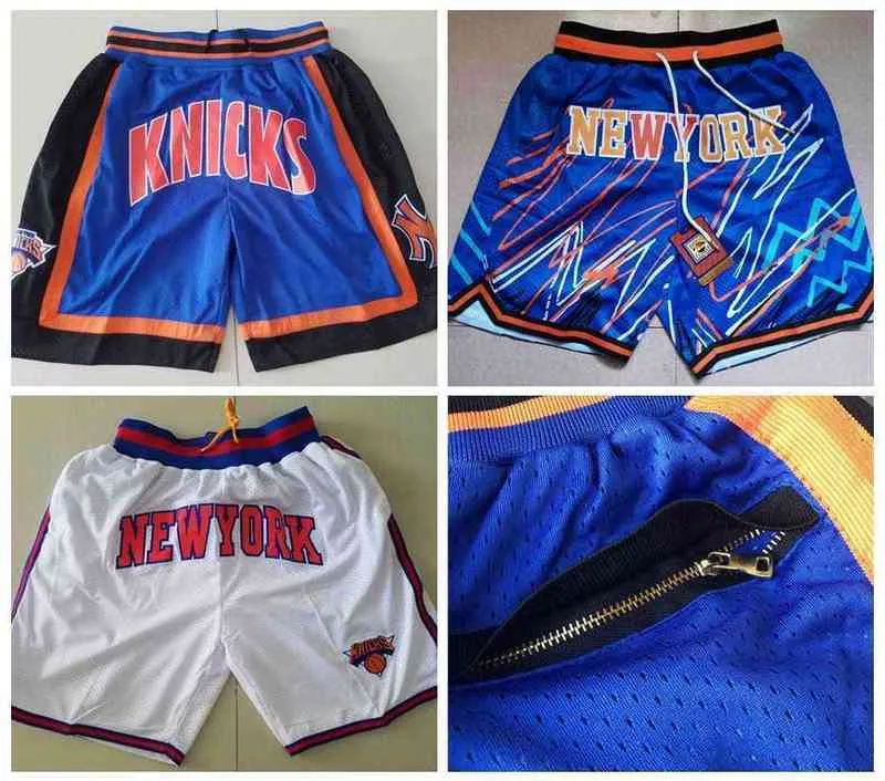 Koşmak Şort Yeni Dikişli Yorkmen Basketbol Şortları Sadece Cep Zipper Sweetpants ile Don Meth Retro Sport Pants S-2XL Kısa