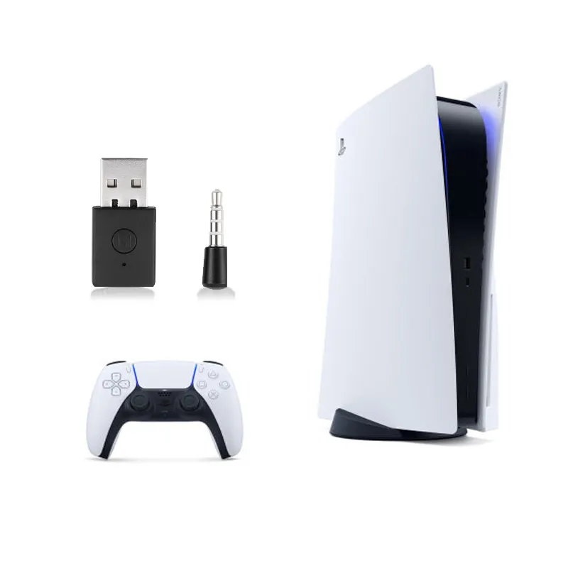 PS5 Bluetooth -adaptrar 4.0 EDR USB Bluetooth Dongle Wireless Adapter -mottagare f￶r P5 PS4 Controller GamePad Bluetoothes Headset Compatible Play Station 5