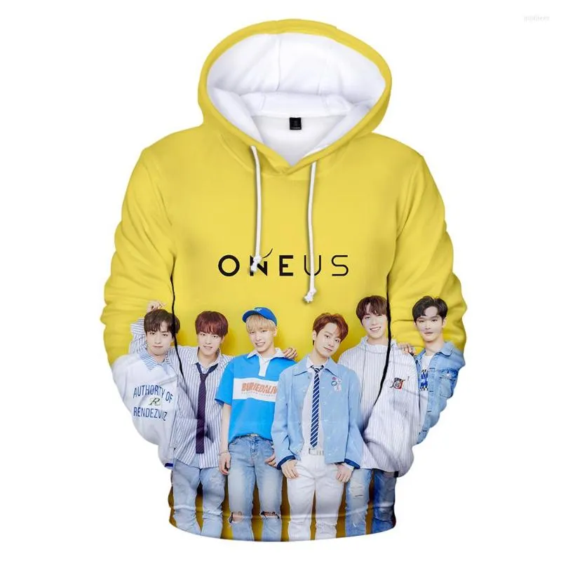 Erkekler hookies hip hop oneus 3d kapüşonlu gömlek kadın kadınlar Güney Koreli erkek takımı patlamaları sweatshirt yazdırma