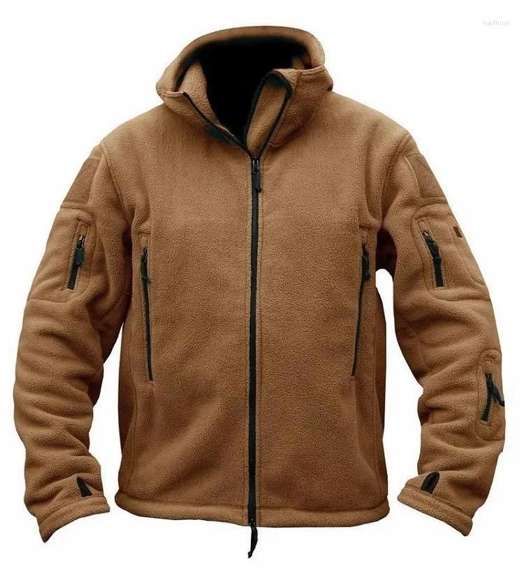 남자 후드 Zogaa 후드 지퍼 스웨트 셔츠 남자 야외 캐주얼 따뜻한 양털 소프트 쉘 라이너 전술 슬림 재킷