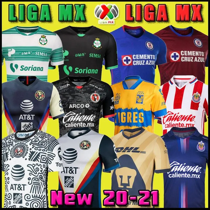 20 21 Club America Cruz Azul Soccer Jersey 2020 Guadalajara Chivas