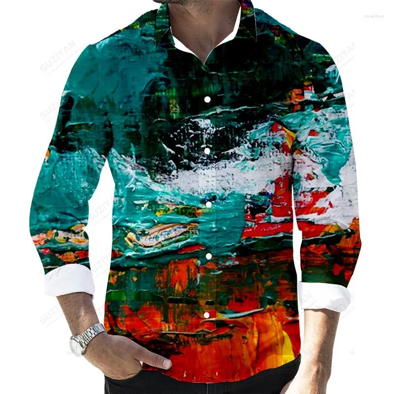 Camisas casuais masculinas góticas góticas góticas de colarinho de colarinho de colarinho floral roupas de imagens de grandes dimensões que vendem versão coreana britânica despojada