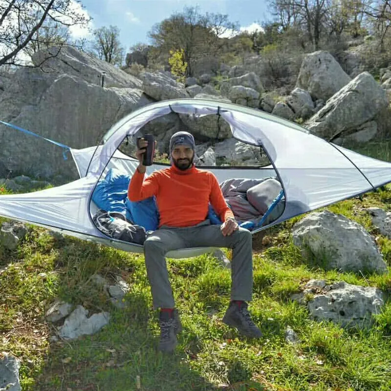 الخيام والملاجئ Skysurf Camping 2 شخص محمول مضاد للماء المثلث المثلث الأرجوحة الأرجوحة 220905