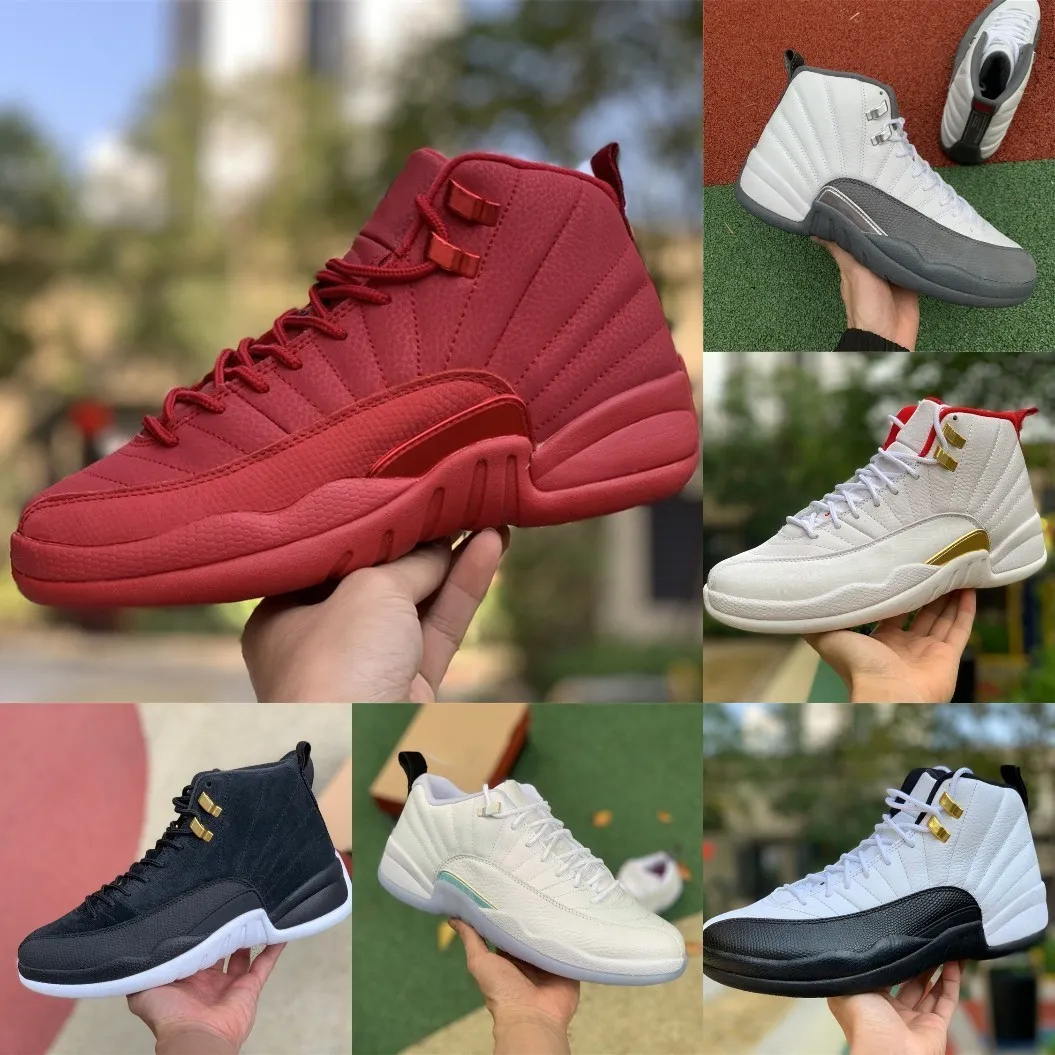 Jumpman Utility Grind 12 12S Mens High Basketball Shoes Twist Gold Indigo Flu Game Dark Concord Royalty Ovo White the Master Taxi Fiba Gamma Blue Trainer Sneakers S12