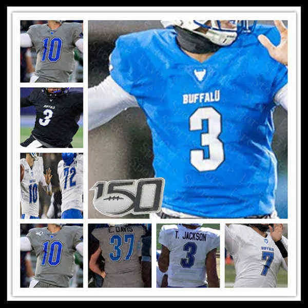 American College Football Wear Men 2020 Buffalo College Jersey Football Kyle Vantrease Khalil Mack JARET PATTERSON Antonio Nunn Kevin Marks