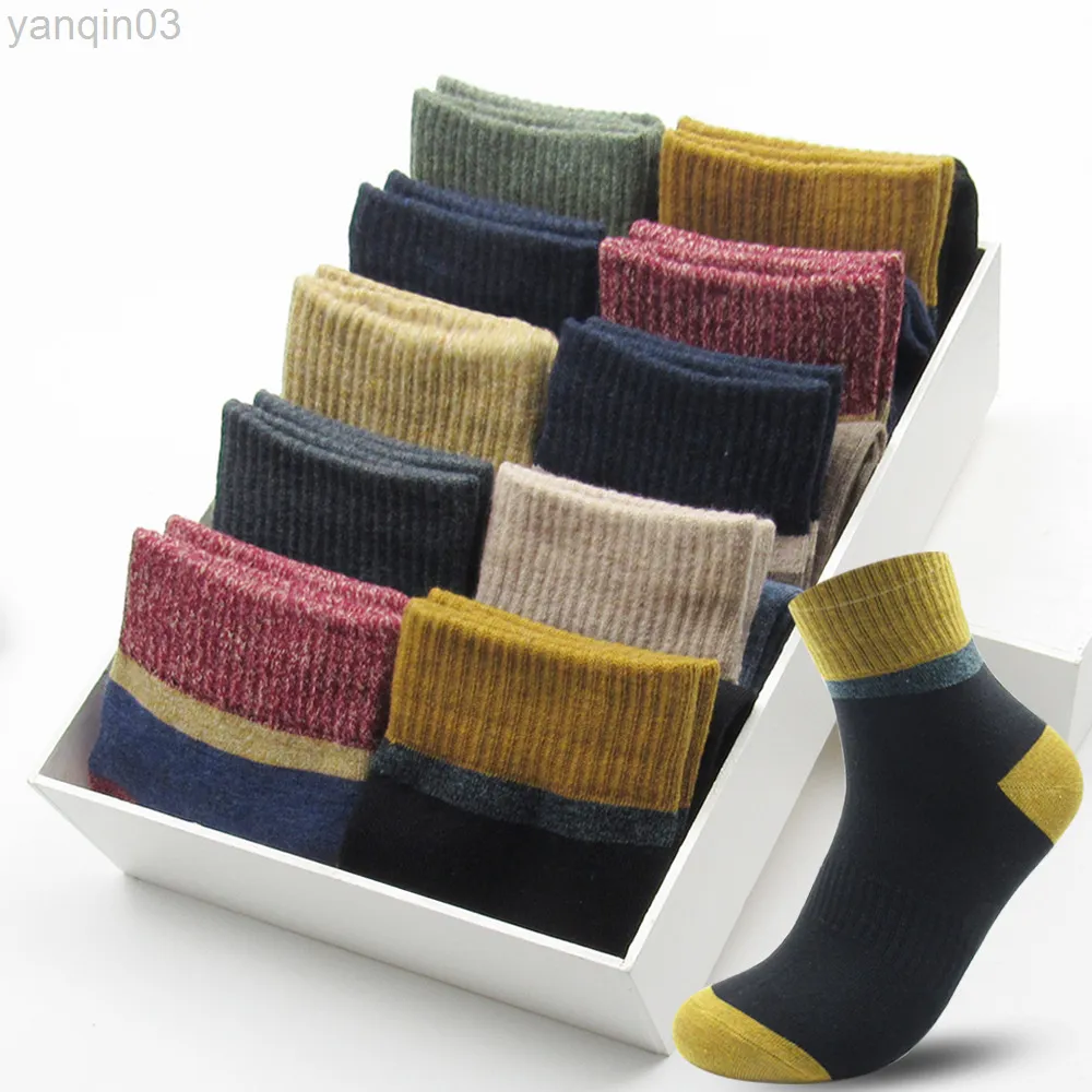 Atletik çorap 2020 sıcak koop rahat mannen sokken nieuwe merk japanse harajuku katoenen adam hoge kwaliteit kış houden warne voor adam hediye l220905