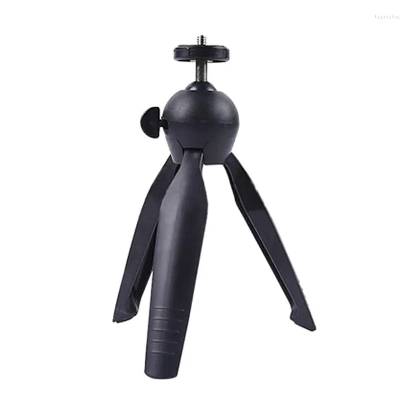 Trípodes Proyector de escritorio Monturas de trípode plegables 360ﾰ Soporte de cabeza de bola ajustable Mini Tabletop Traveling Selfie Stick Drop Ship