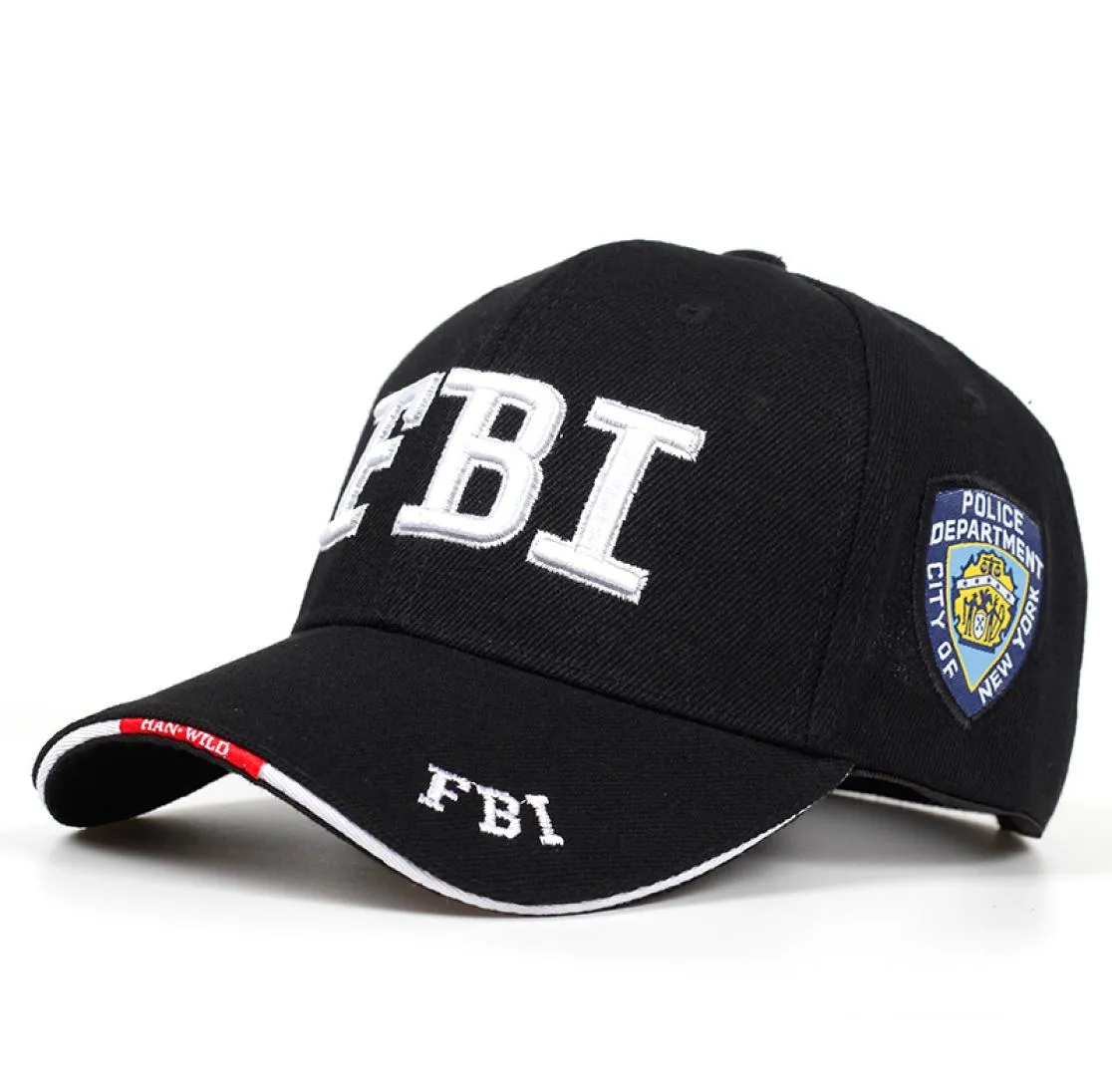 2019 New FBI المطرزة البيسبول قبعة الرجال نساء نساء 039S الهيب هوب القطن