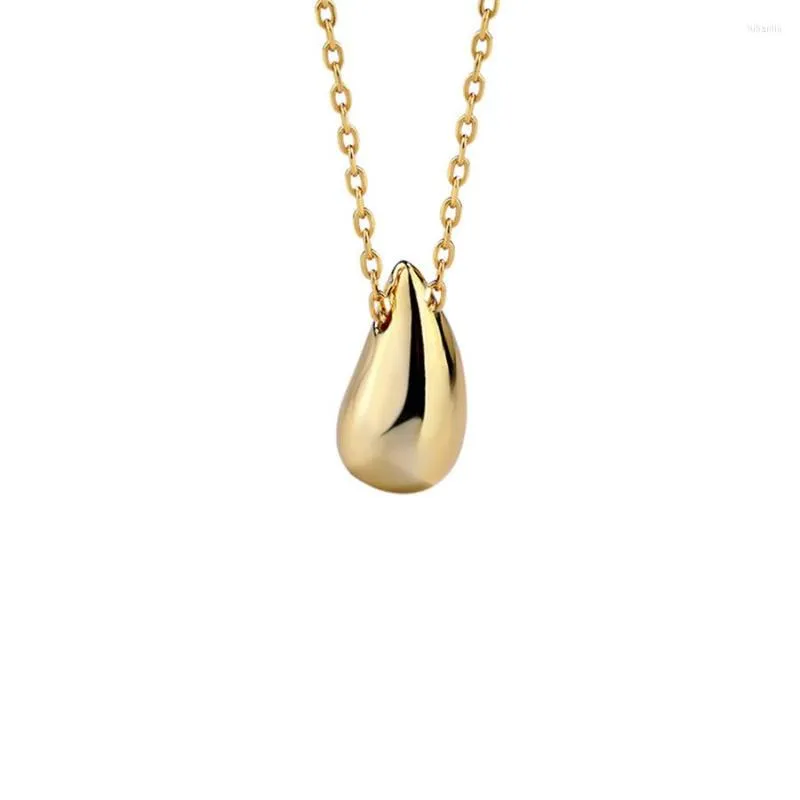 Chains 2022 Fashion Women Simple Water Dropping Pendant Necklace Sexy Party Clavicle Jewerly