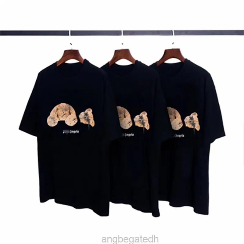 Men's T shirts T-shirt Palm Star Eye Beheaded Bear Angels Short Sleeve Men's and Women's Lovers' New Palmangel Bear Fashion