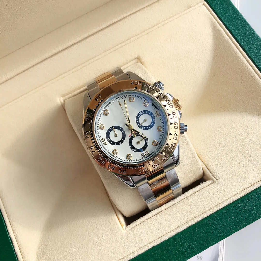 Herenhorloge van hoge kwaliteit, groene wijzerplaat met diamant 40 mm, modieus en minimalistisch horloge met automatisch uurwerk 2813, herenhorloge van roestvrij staal, lichtgevend horloge montre luxe