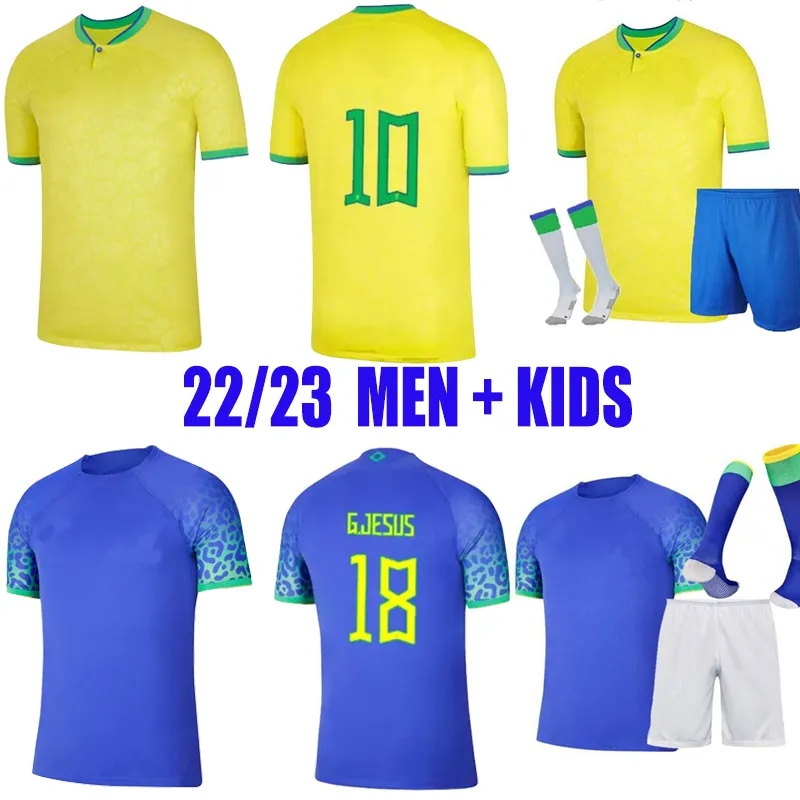 2022 브라질 PAQUETA COUTINHO 브라질 축구 유니폼 축구 셔츠 홈 어웨이 세 번째 여자 선수 FIRMINO brasil 22 23 MARQUINHOS VINI JR ANTONY SILVA DANI ALVES