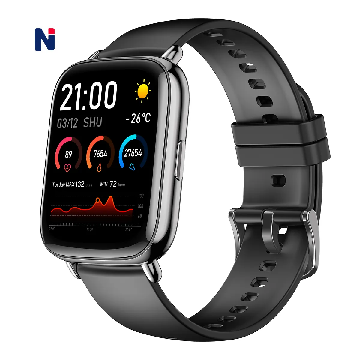 Relógios inteligentes de venda a quente com preço baixo para iOS Android iPhone Apple Nym04