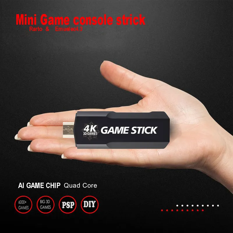 OYDL X2 Ultra Retro Game Stick 4K, HDMI Plug and Play Juguete de videojuegos con más