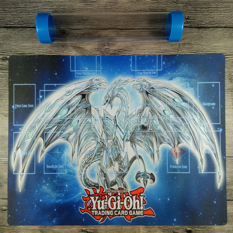 YuGiOh Neo Blue Eyes Ultimate Dragon Link Zones Playmat Rule 4 TCG Mat