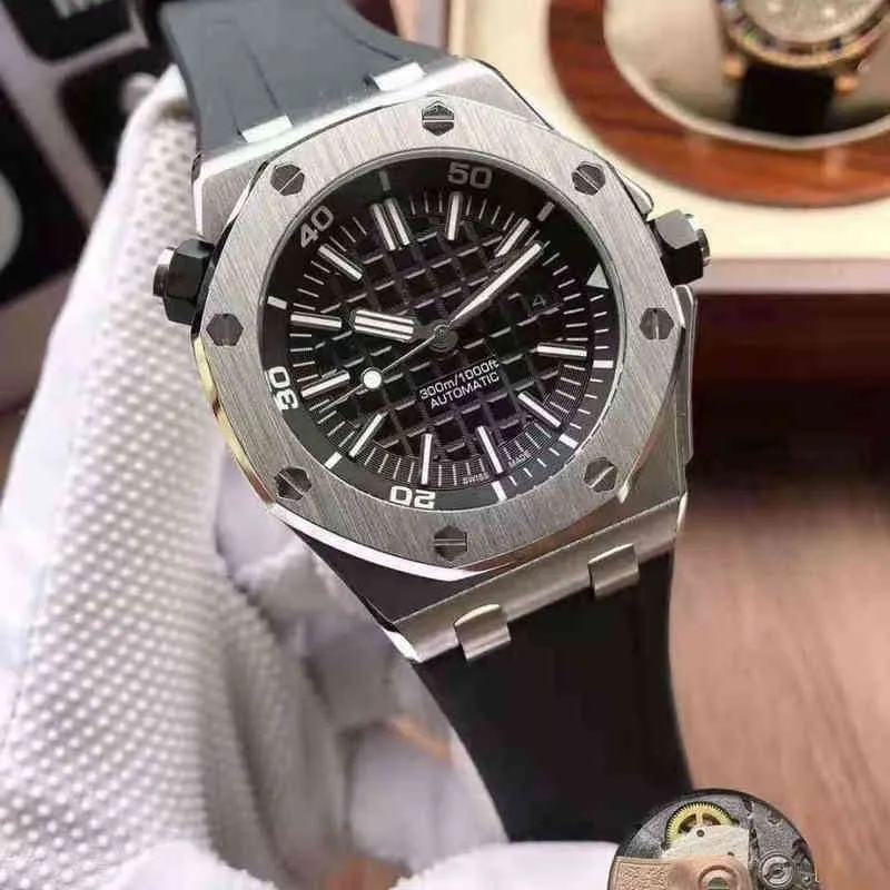 Mens Mechanical Watch AP15703 ve AP15710 için lüks saatler yüksek dereceli şık İsviçre Top Marka Bilek saatleri