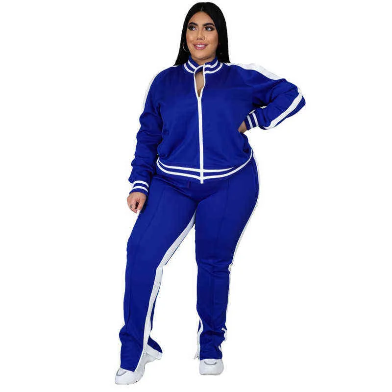 Womens Plus Size Tracksuits Trendy Plus Size Women Clothing Winter Clothing Sets Outfits Pants Sets Solid Color Fashion Jogging Suits Wholesale L220905 From 63 42 DHgate