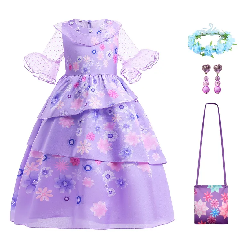 Cosplay Robe de princesse Robe pour enfants Isabella Mirabelle Cosplay  Dress_p