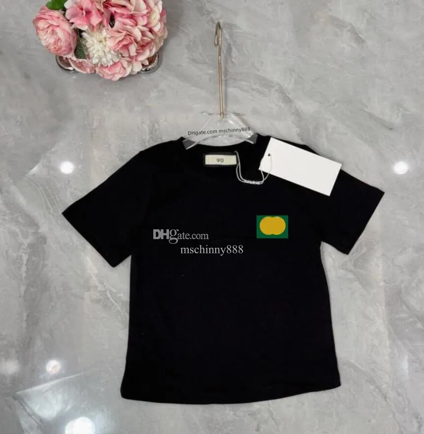 Çocuk T-Shirt Elbise Erkek Bebek Kız Yüksek Kaliteli Tasarımcı Tees Gömlek Üstleri Çocuk Yaz Giyim Çocuklar