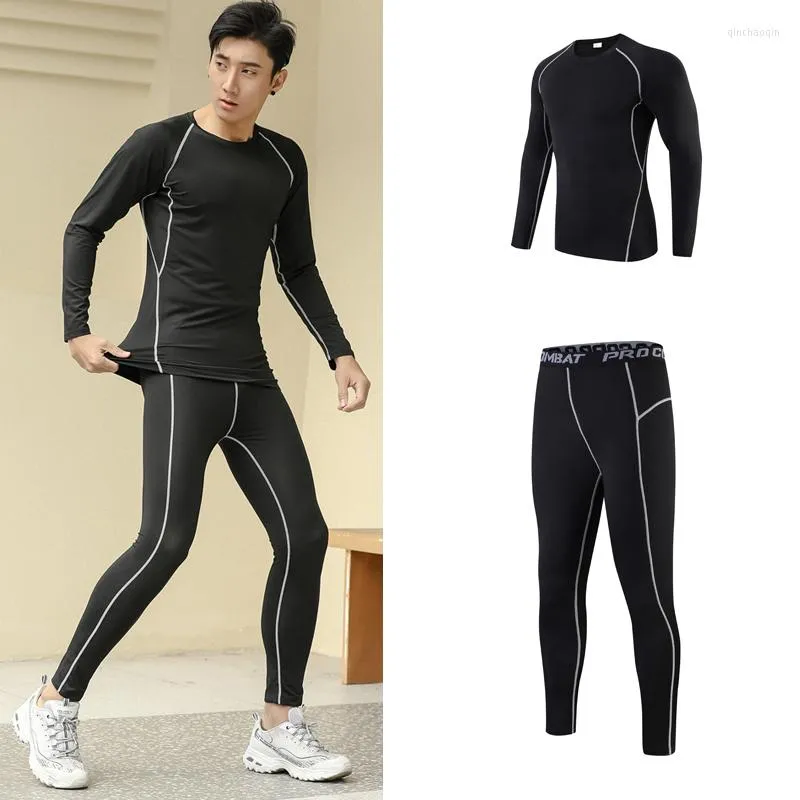 Gym Clothing Children's Adult Tights Training Clothes Suit Running Sports Fitness Basketball Black Bottom Quick Dry